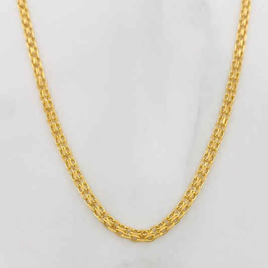 Cadena China 3.45g / 24 in / 2.12mm Oro Amarillo 18K