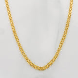 Cadena China 3.55g / 24 in / 2.47mm Oro Amarillo 18K