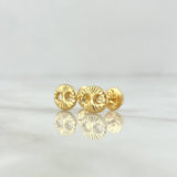 Stud Earrings GC Diamond Cut 0.55gr / 18K Gold ©