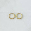Hoop Earrings Hoop 0.35gr / 0.9cm / 18K Yellow Gold *