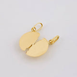 Dije Sol Pareja 1gr / 3/4 in / Oro Amarillo 18K *