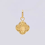 Dije Trebol Dorado 0.35gr / 1/2 in / Oro Amarillo 18K