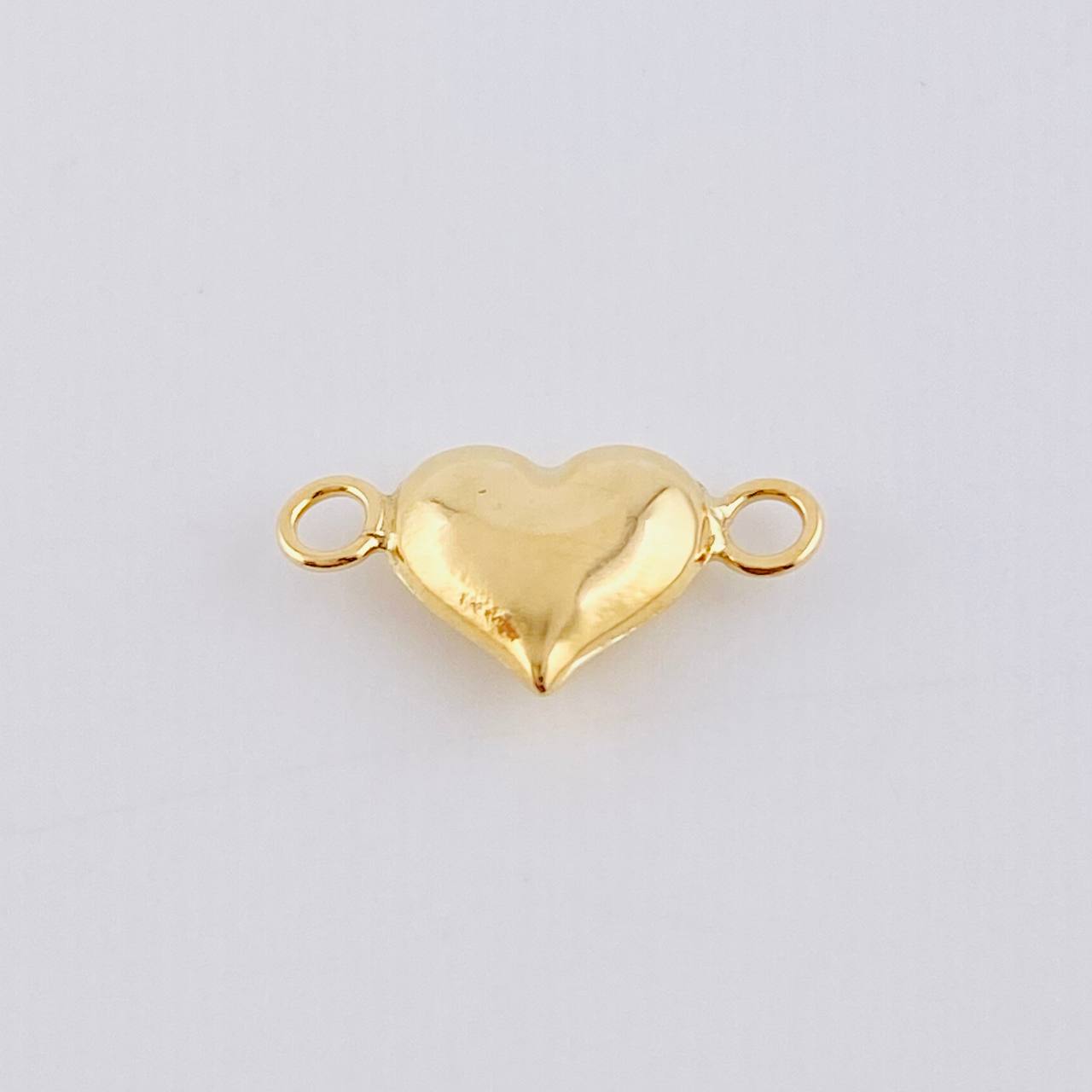 Herraje Corazón 0.25gr / 1/2 in / Oro Amarillo 18K *