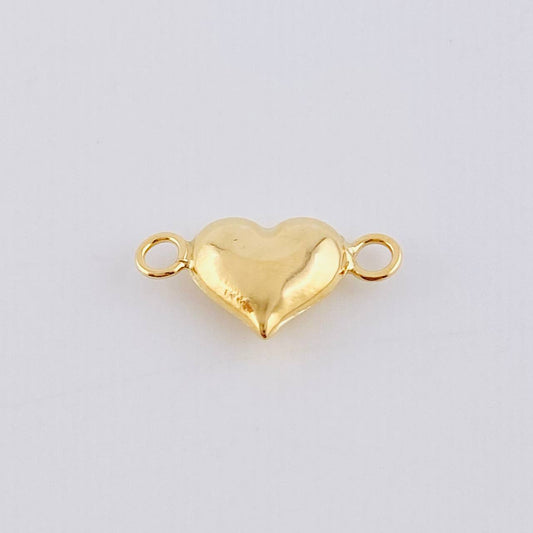 Herraje Corazón 0.25gr / 1/2 in / Oro Amarillo 18K *