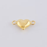 Herraje Corazón 0.25gr / 1/2 in / Oro Amarillo 18K *