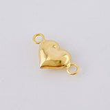 Herraje Corazón 0.25gr / 1/2 in / Oro Amarillo 18K *