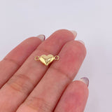 Herraje Corazón 0.25gr / 1/2 in / Oro Amarillo 18K *
