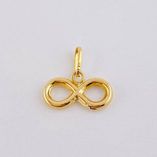 Infinity Pendant 0.4gr / 1.1cm Stamped Yellow Gold