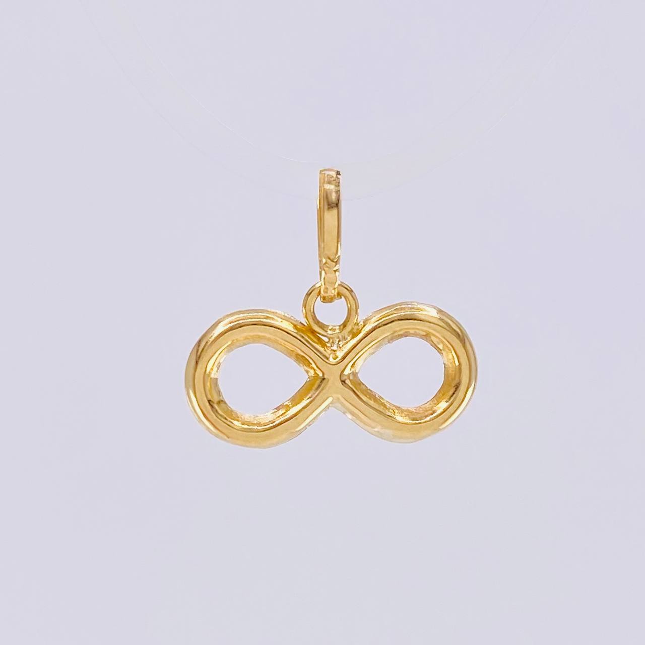 Infinity Pendant 0.4gr / 1.1cm Stamped Yellow Gold