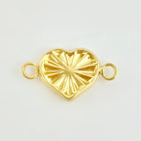 Heart Charm 0.5gr / 3/4 in / Yellow Gold 18K ©
