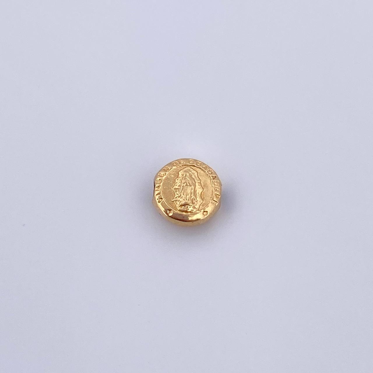 Charm Virgin Guadalupe 0.35gr / 1.1cm / Yellow Gold Drum 18K &
