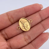 Herraje San Miguel Arcangel 0.9gr / 2cm / Troquelado Oro Amarillo 18K &