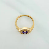 Anillo Halo Gota 2.55 g / T6 1/2 Oro Amarillo 18K