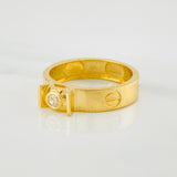 Screw Ring 3.85 g / T7 Yellow Gold 18K