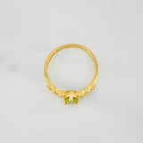 Halo Drop Ring 2.3 g / T8 Yellow Gold 18K