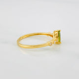 Halo Drop Ring 2.3 g / T8 Yellow Gold 18K