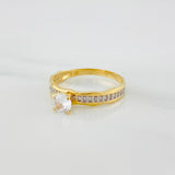 Solitaire Ring Churumbela 1.95 g / T6 Yellow Gold 18K