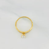 Solitaire Ring Churumbela 1.95 g / T6 Yellow Gold 18K