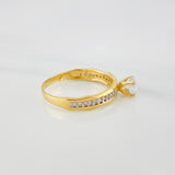 Solitaire Ring Churumbela 1.95 g / T6 Yellow Gold 18K