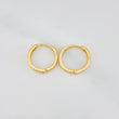 Hoop Earrings Kona 1.55 g / 1/2 in Yellow Gold 18K