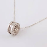 Set Classic Link Chain + Pendant Bv / 4.75g / 20 in White Gold 18K