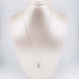 Set Classic Link Chain + Pendant Bv / 4.75g / 20 in White Gold 18K