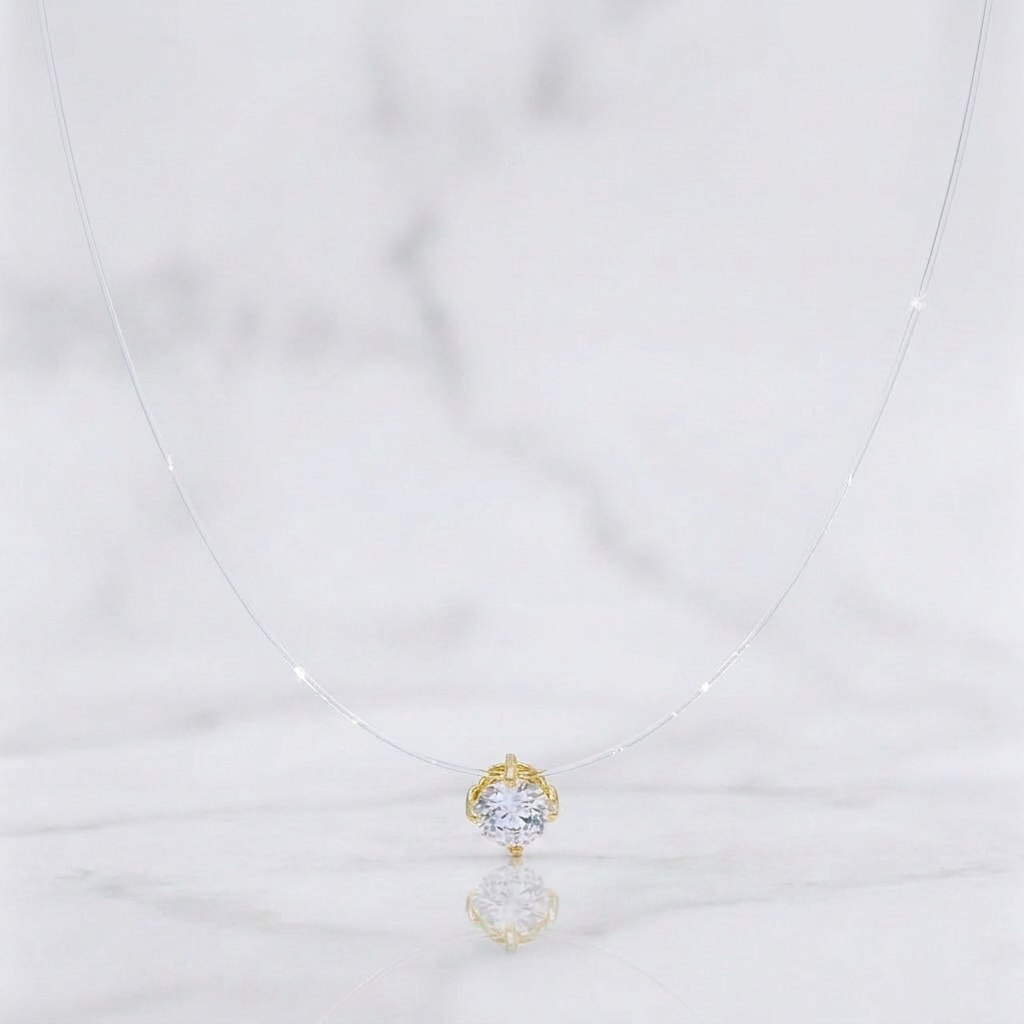 Cadena Choker Chispa Circón 0.8g / 18 in / 5mm Oro Amarillo 18K