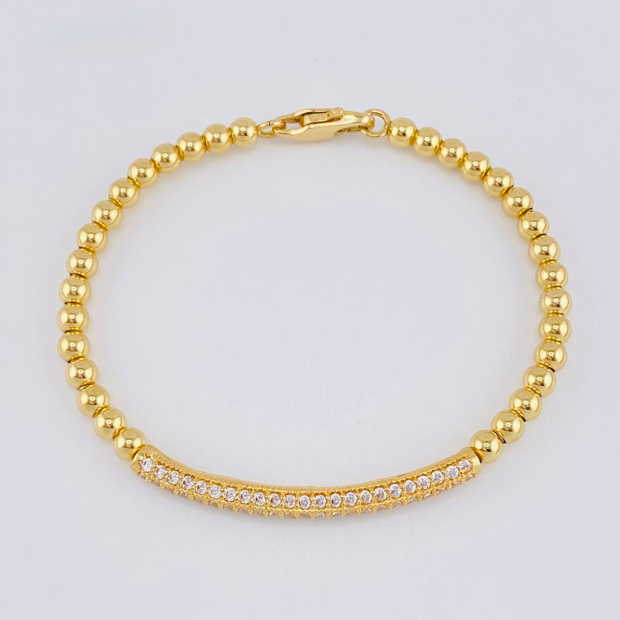 Pulso Aro Riel Tupido 10 g / 6 3/4 in / 4 mm Oro Amarillo 18K