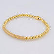 Pulso Aro Riel Tupido 10 g / 6 3/4 in / 4 mm Oro Amarillo 18K