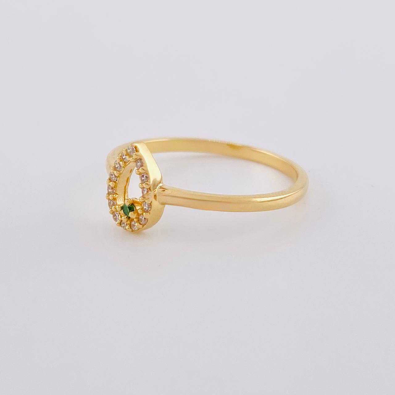 Sparkle Drop Ring 1.95 g / T7 18K Yellow Gold