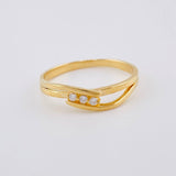 Idra Lines Ring 2.1 g / T7 1/4 18K Yellow Gold