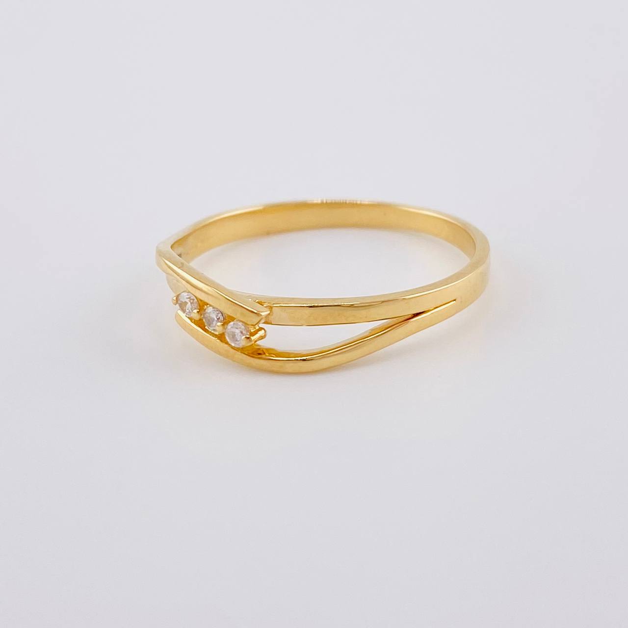 Idra Lines Ring 2.1 g / T7 1/4 18K Yellow Gold