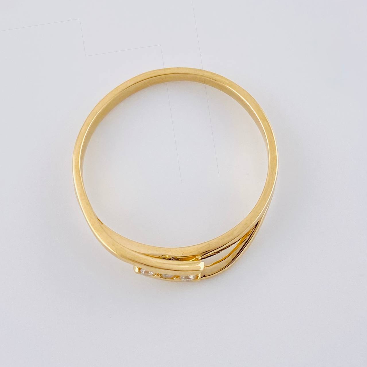 Idra Lines Ring 2.1 g / T7 1/4 18K Yellow Gold