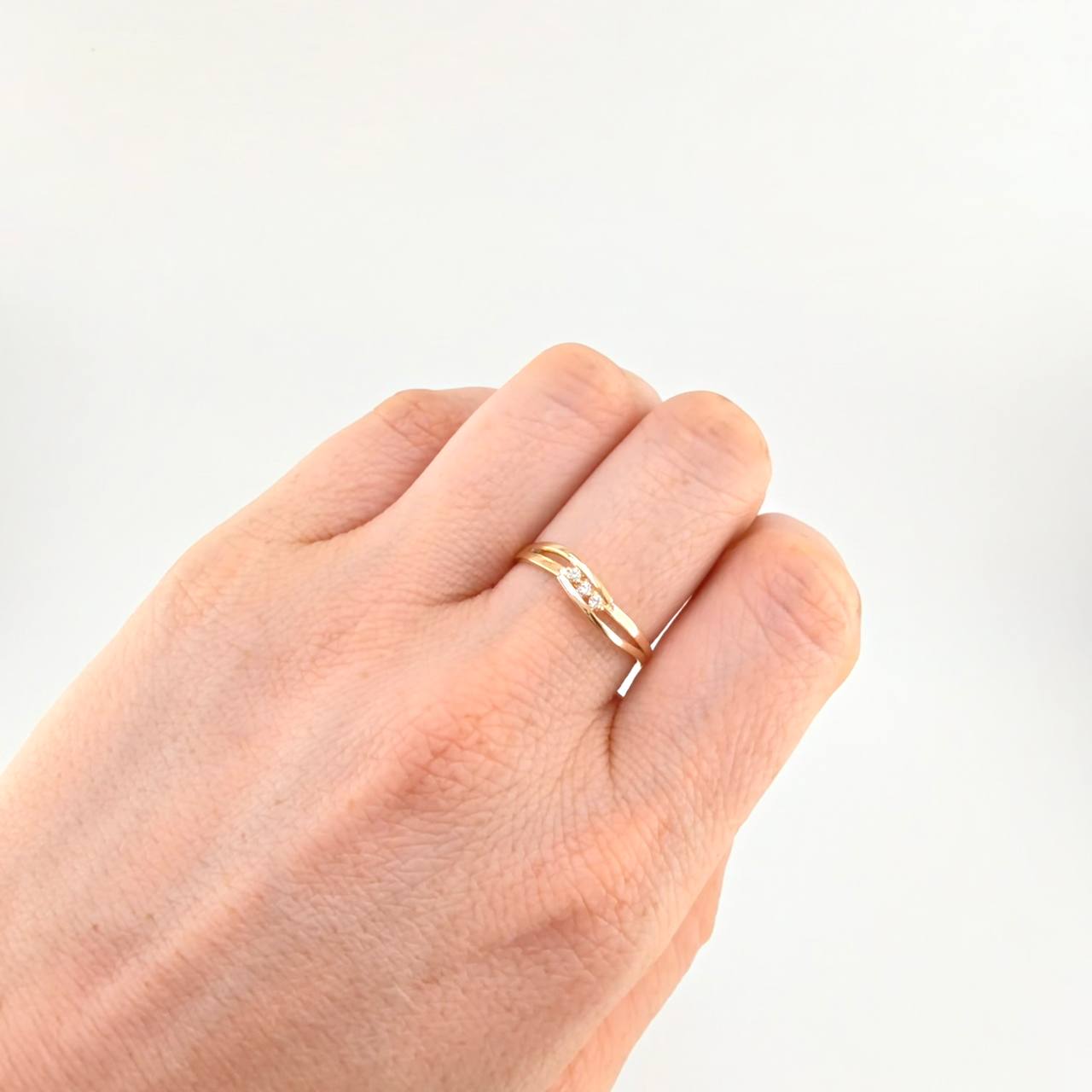 Idra Lines Ring 2.1 g / T7 1/4 18K Yellow Gold