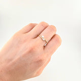 Anillo Dos Colas 1.95 g / T7 3/4 Oro Amarillo 18K