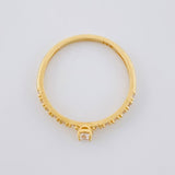 Anillo Solitario Chispa 1.65 g / T7 3/4 Oro Amarillo 18K