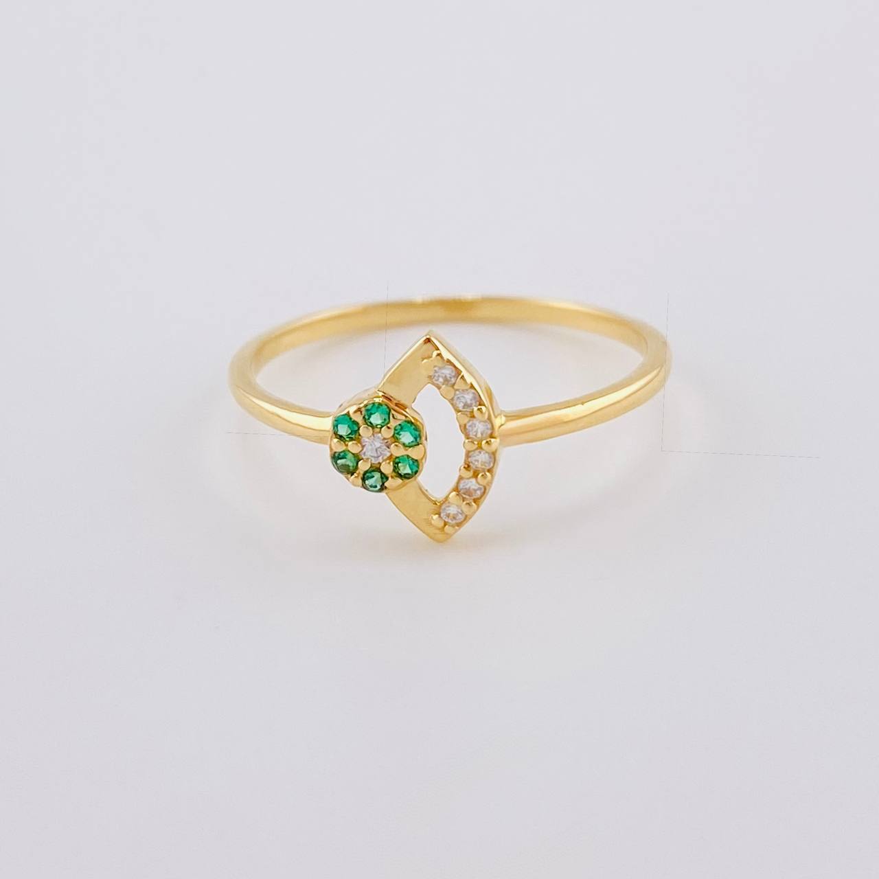 Anillo Abanico Desacura 1.25 g / T6 1/4 Oro Amarillo 18K