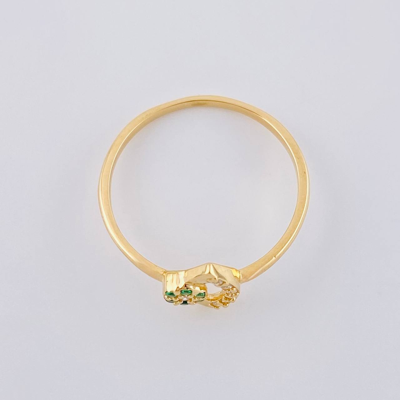 Anillo Abanico Desacura 1.25 g / T6 1/4 Oro Amarillo 18K
