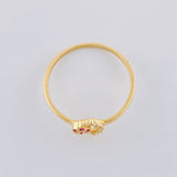 Anillo Abanico Desacura 1.3 g / T7 3/4 Oro Amarillo 18K
