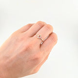 Anillo Abanico Desacura 1.3 g / T7 3/4 Oro Amarillo 18K