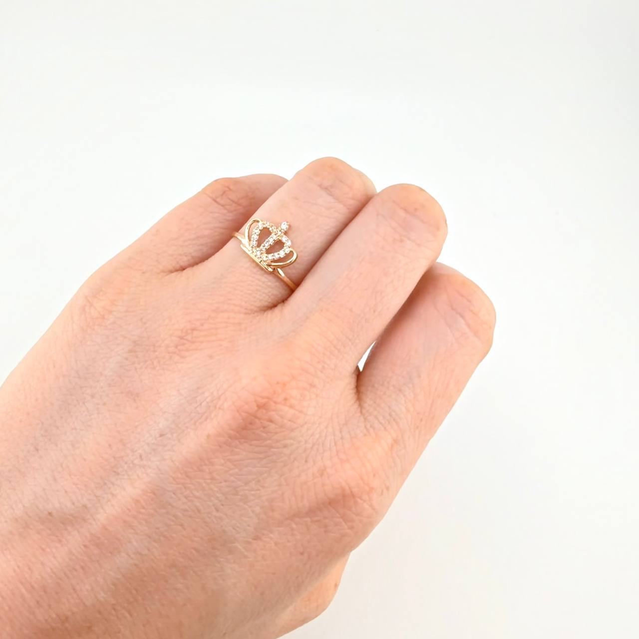 Anillo Corona Real 1.5 g / T6 Oro Amarillo 18K