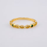Eye Line Ring 1.55 g / T7 18K Yellow Gold