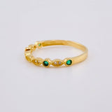 Eye Line Ring 1.55 g / T7 18K Yellow Gold