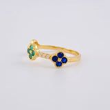 Clover Trio Ring 2.75 g / T7 3/4 Yellow Gold 18K