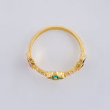 Clover Trio Ring 2.75 g / T7 3/4 Yellow Gold 18K