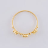 Trio Flowers Ring 1.6 g / T7 18K Yellow Gold