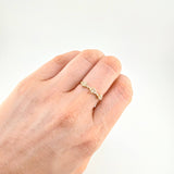 Trio Flowers Ring 1.6 g / T7 18K Yellow Gold