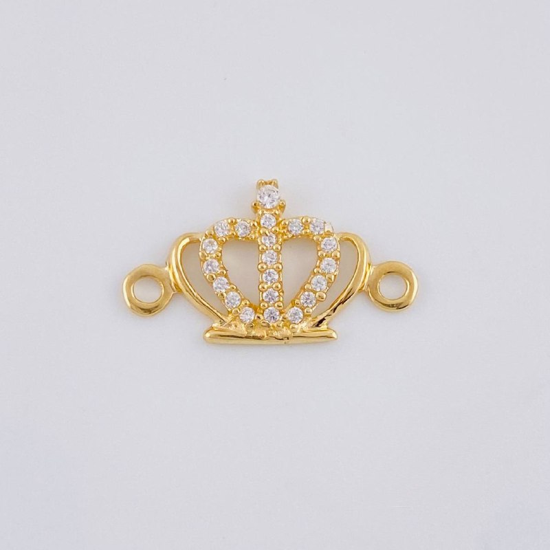 Herraje Corona Real 0.75 g / 3/4 in Oro Amarillo 18K
