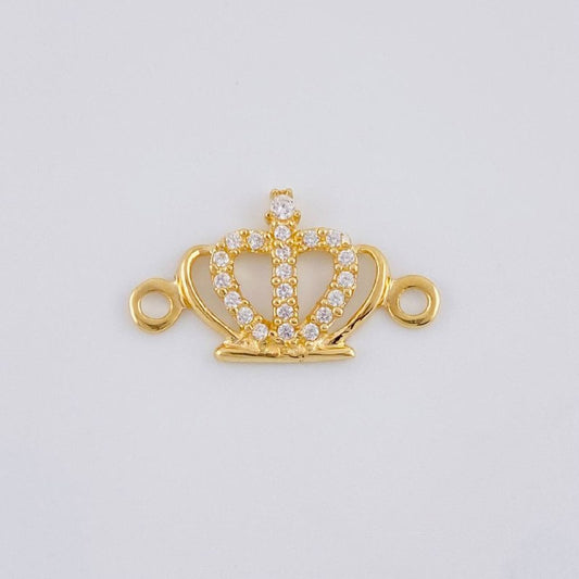 Herraje Corona Real 0.8 g / 3/4 in Oro Amarillo 18K