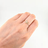 Butterfly Silhouette Ring 1.1 g / T7 18K Yellow Gold